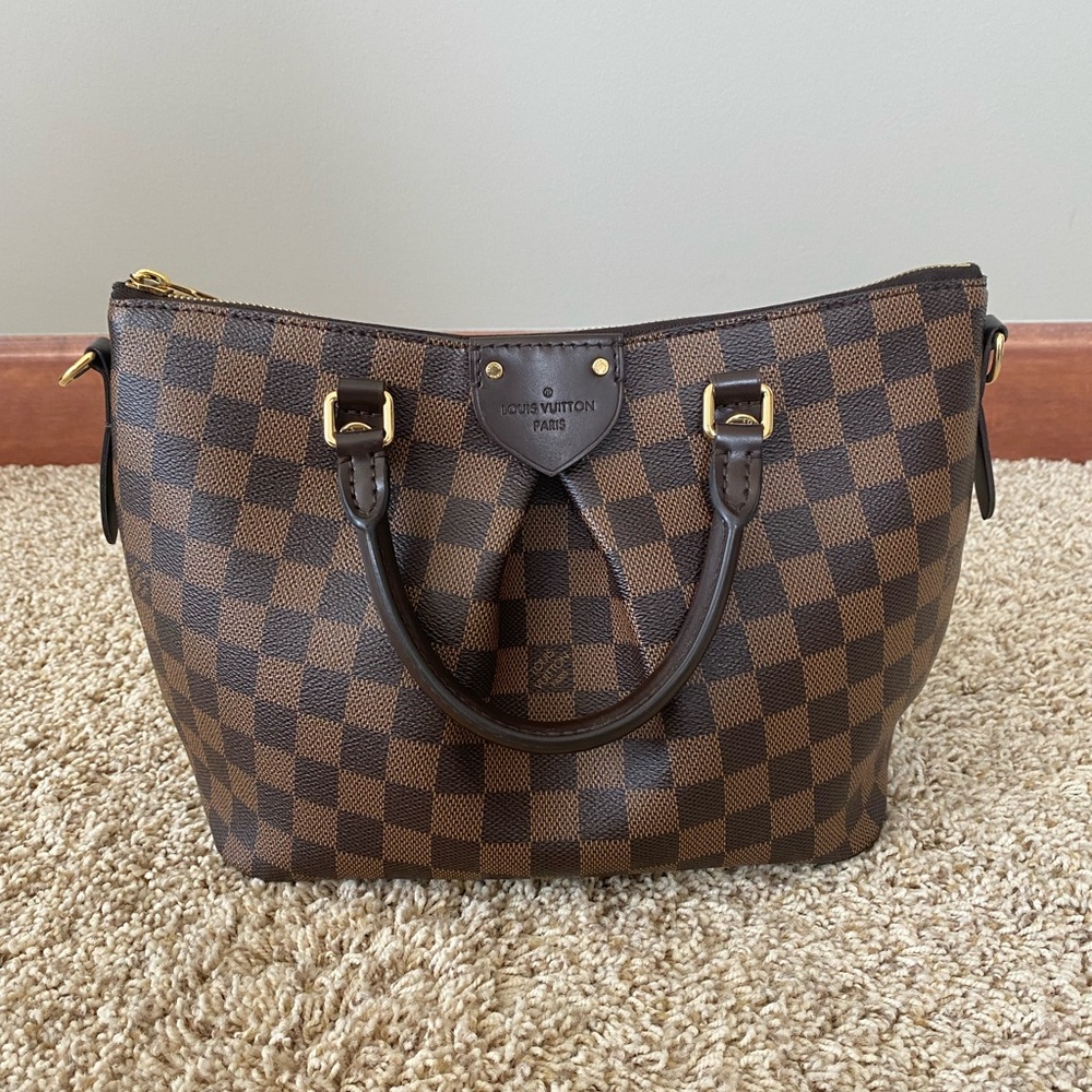 Authentic Louis Vuitton Damier Ebene Siena PM